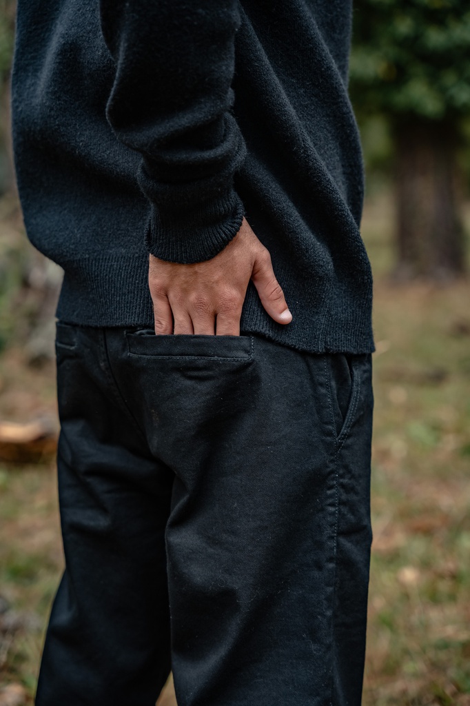 PANTALON DENIM REGULAR FIT - R BLACK