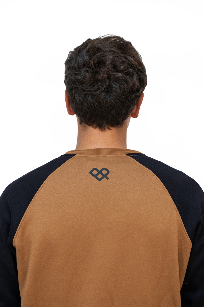 BUZO CUELLO REDONDO COMBINADO - CALIGRAFICO