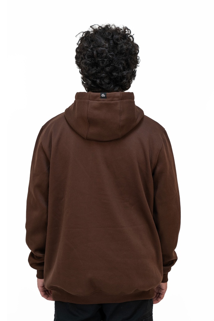 BUZO CANGURO RELAXED - TUNDRA CHOCO