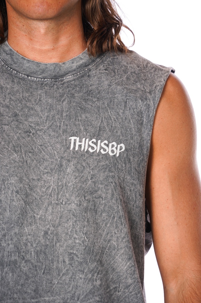 REMERA SIN MANGA RELAXED - ISO STONE