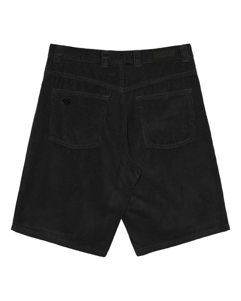 BERMUDA CORDEROY - FLAK BLACK