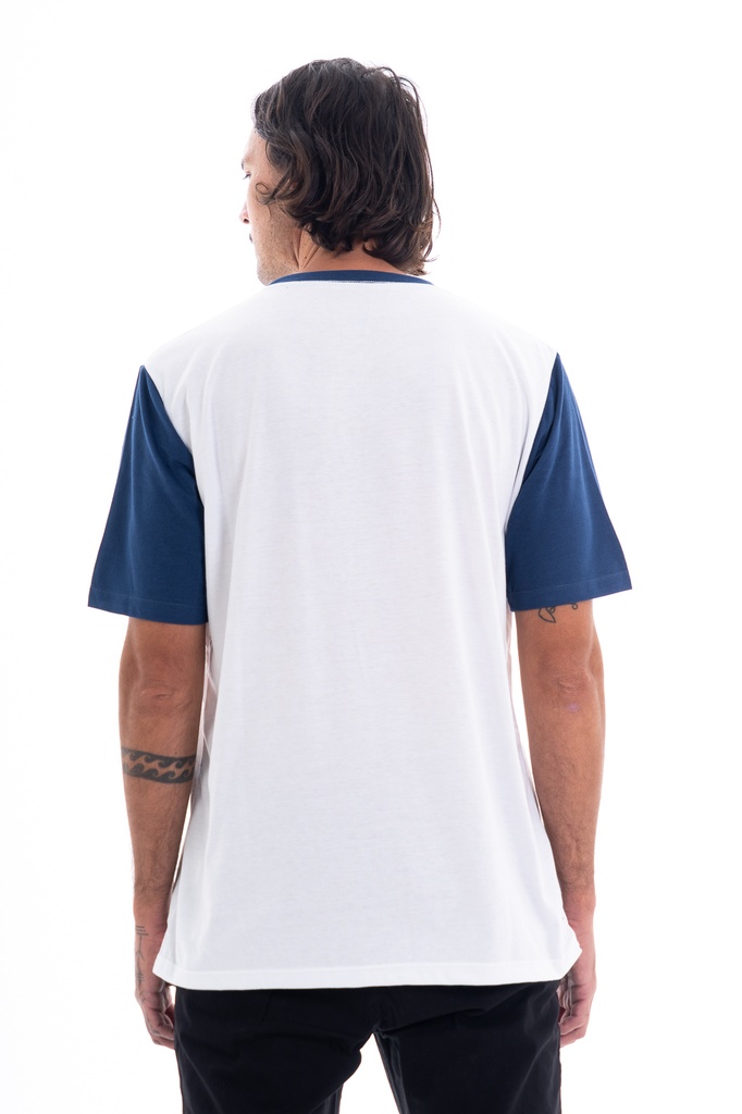 REMERA MANGA CORTA - SANTORINI BLUE