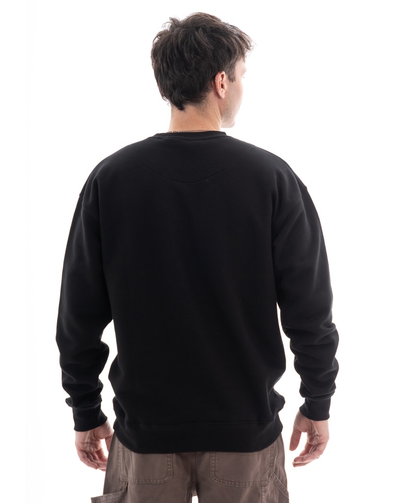 BUZO CUELLO REDONDO RELAXED FIT - BIG ISO FRONT CREW