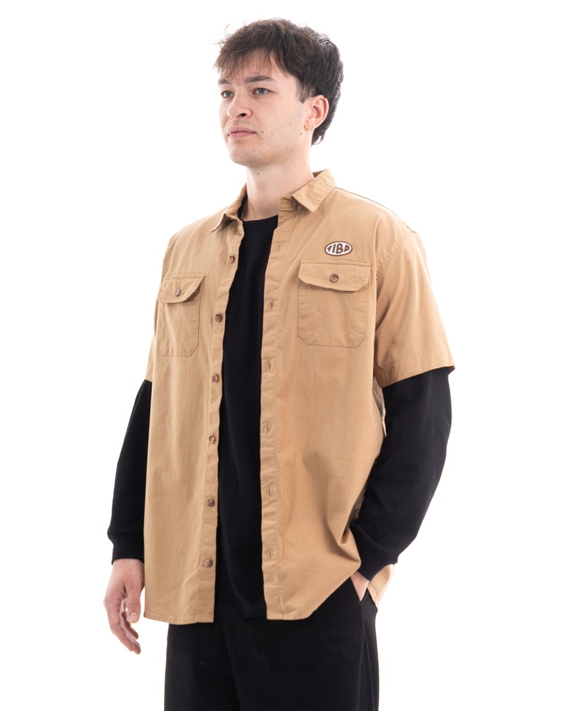 CAMISA MANGA CORTA RELAXED FIT - MANGUE