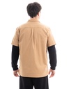 CAMISA MANGA CORTA RELAXED FIT - MANGUE