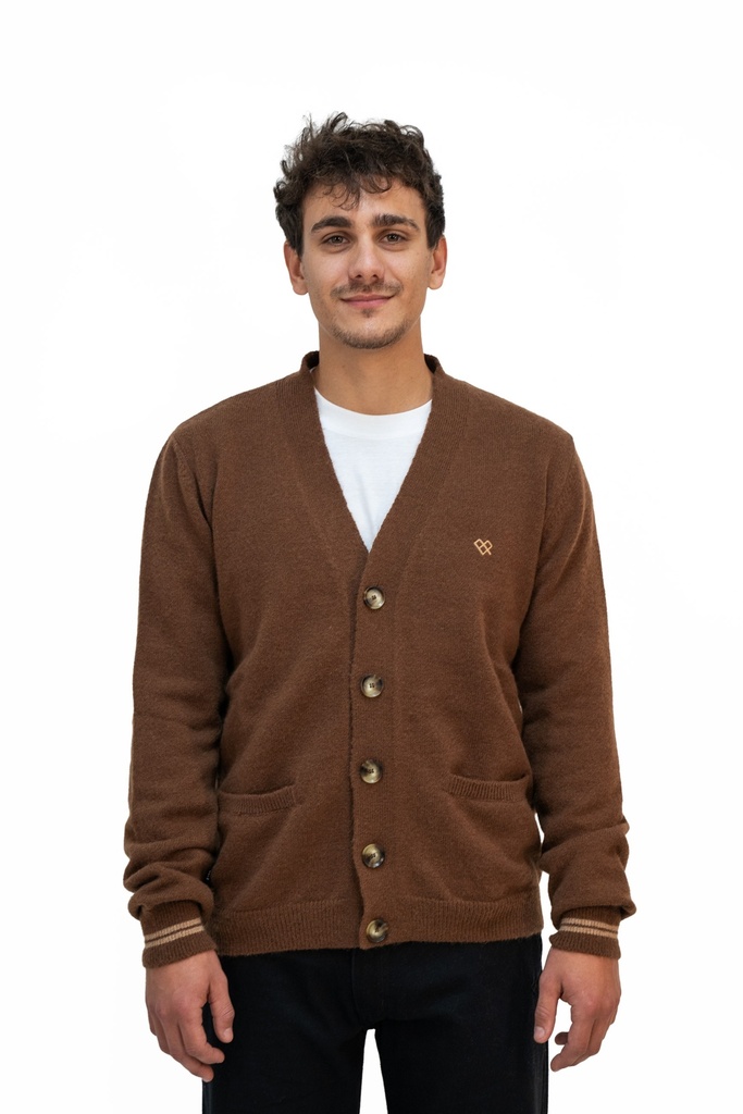 CARDIGAN - BROWN SUGAR