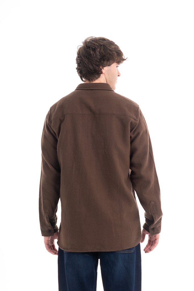 CAMISACO DE PAÑO REGULAR FIT - BROWN LAKE