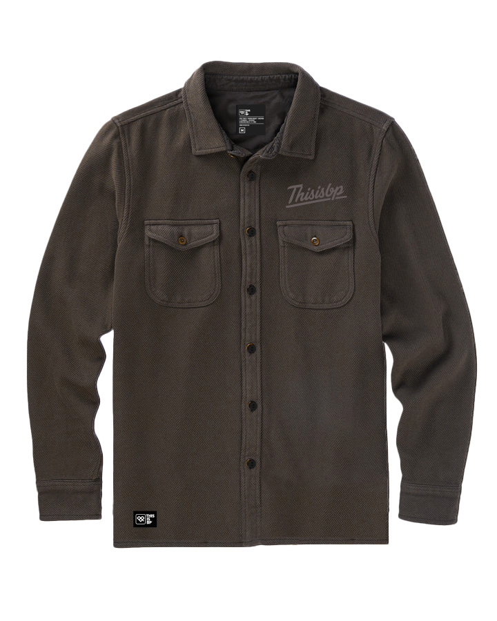 CAMISACO DE PAÑO REGULAR FIT - BROWN LAKE