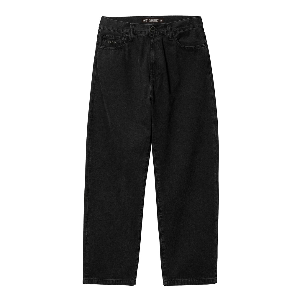 PANTALON DENIM RELAXED - R BLACK