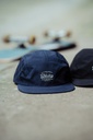 GORRA 5 PANELES- MICROFIBRA AZUL