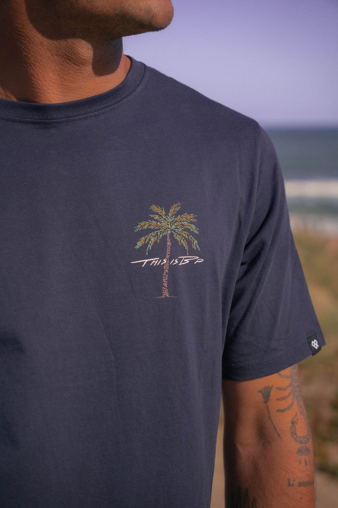 REMERA MANGA CORTA - PALMER BLUE