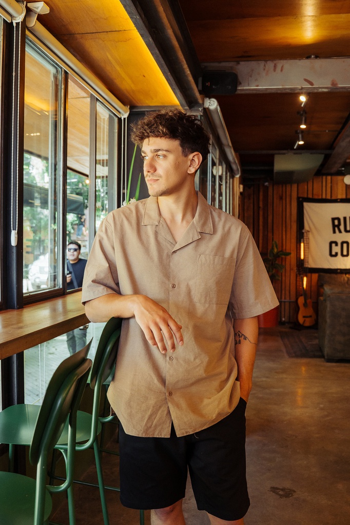 CAMISA MANGA CORTA RELAXED FIT - LOTUS CLARA