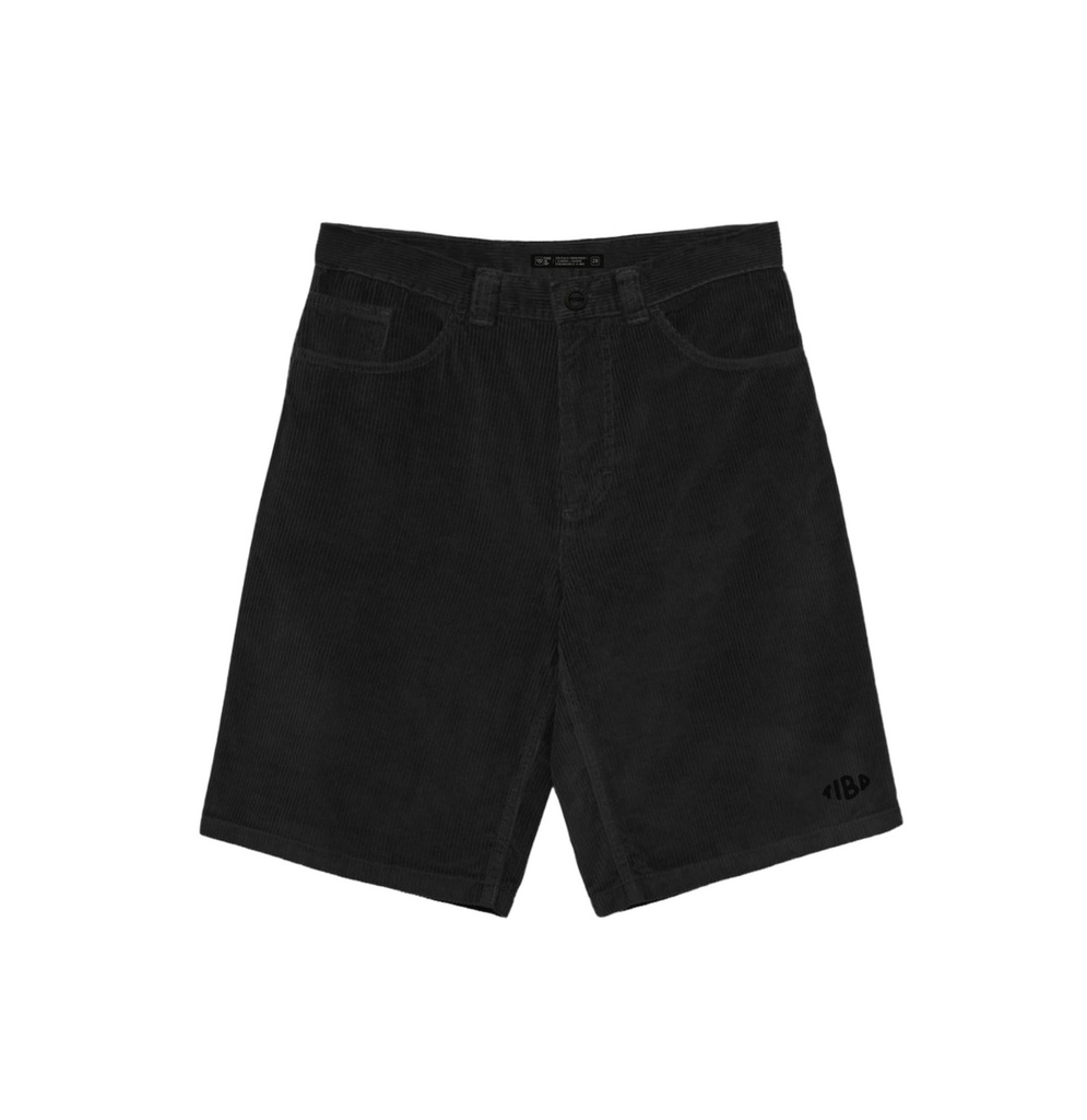 BERMUDA CORDEROY - FLAK BLACK