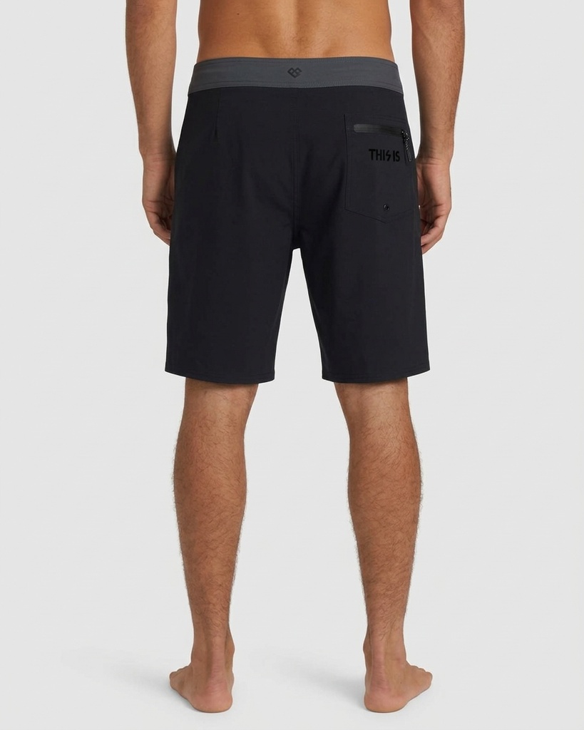 MALLA CINTURA RIGIDA - TAHAA BLACK