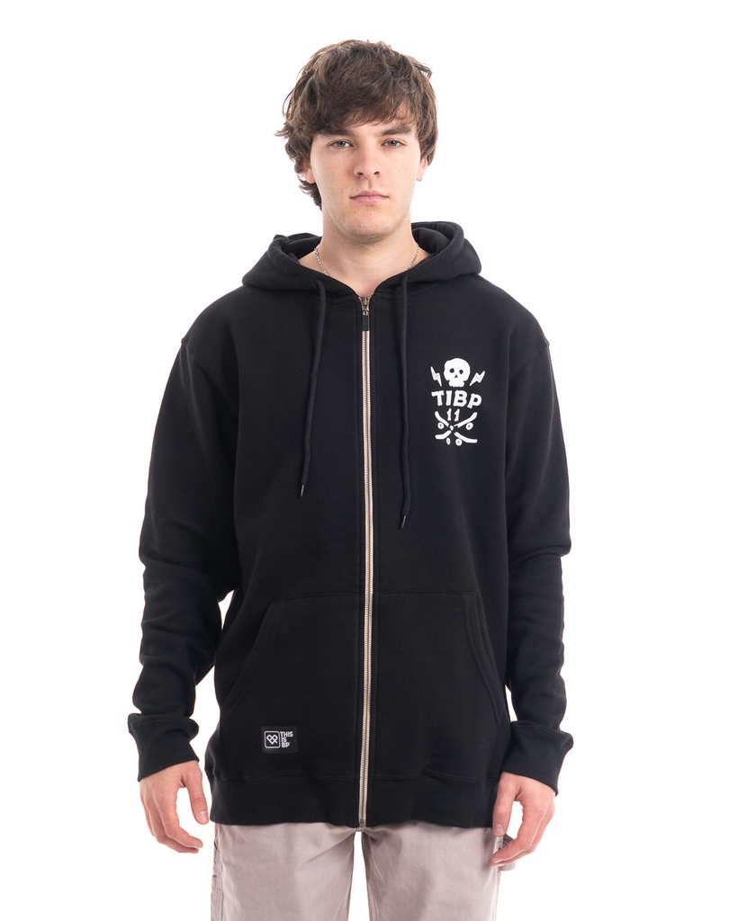 CAMPERA CANGURO CON CIERRE - PATINETAS