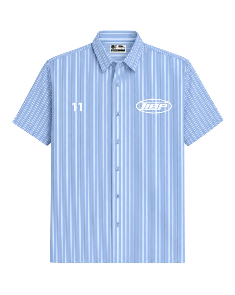 CAMISA MANGA CORTA LOOSE FIT - RAYAS