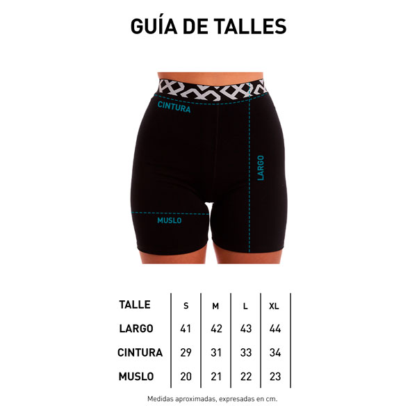 Tabla de talle biker pissis
