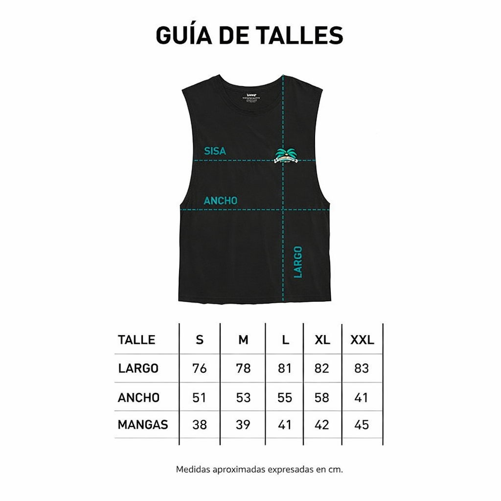 Remera sin manga relaxed 2025