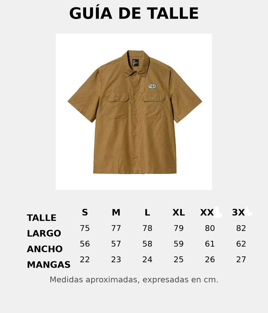camisa manga cortas
