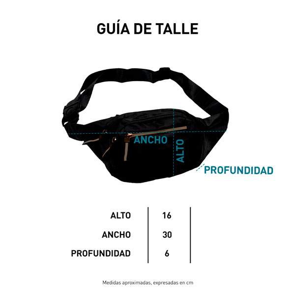 Tabla de talle riñonera Micro
