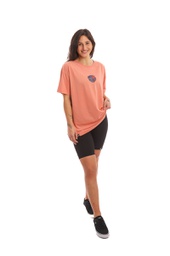 [093215102] REMERA MANGAS CORTAS OVERSIZE MUJER - AMANECER