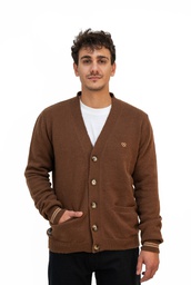 [081215028] CARDIGAN - BROWN SUGAR