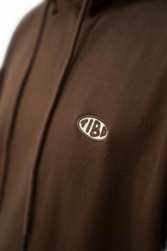 [003215222] BUZO CANGURO CON CAPUCHA RELAXED FIT - TUNDRA CHOCO