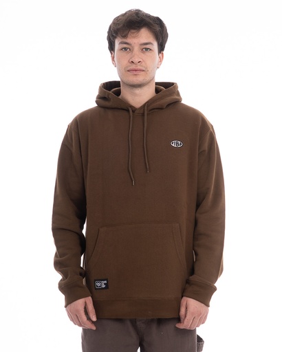 [003215222] BUZO CANGURO CON CAPUCHA RELAXED FIT - TUNDRA CHOCO