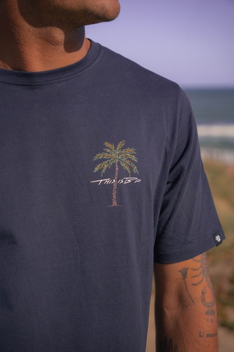 [031215H141] REMERA MANGA CORTA - PALMER BLUE