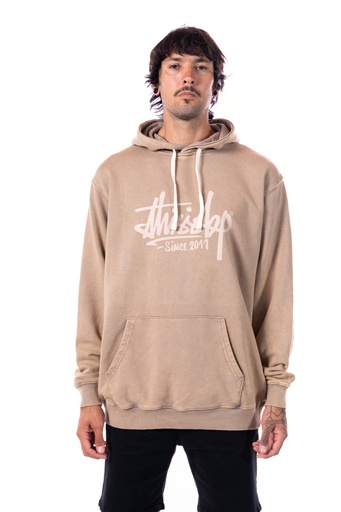 [157215001] BUZO CANGURO CON CAPUCHA RELAXED FIT RUSTICO - NIDO