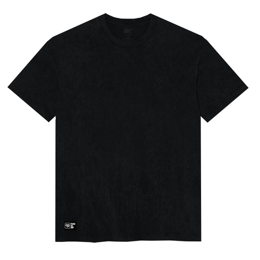 [031215H179] REMERA MANGA CORTA LOOSE FIT - BLACK ISO WHASED