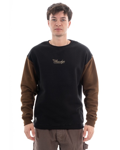 [069215155] BUZO CUELLO REDONDO RELAXED FIT - ESENCIA COMBI