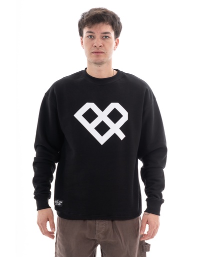 [069215157] BUZO CUELLO REDONDO RELAXED FIT - BIG ISO FRONT CREW