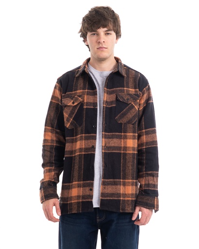 [143215026] CAMISACO DE PAÑO REGULAR FIT- COMBINADO