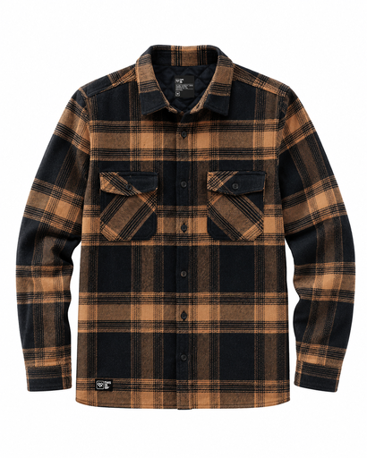 [143215026] CAMISACO DE PAÑO REGULAR FIT- COMBINADO